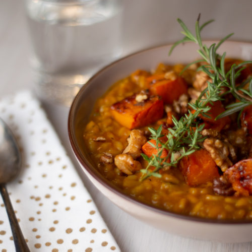 Pompoen risotto